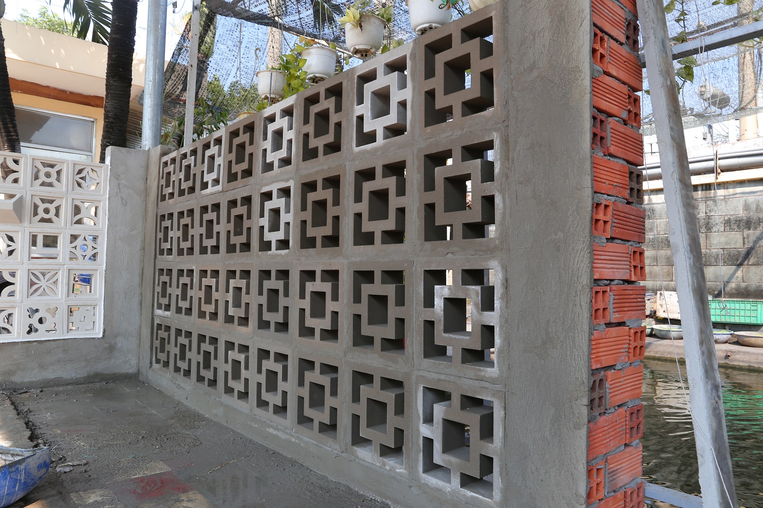 Hướng dẫn thi công gạch bông gió 290x290x90mm